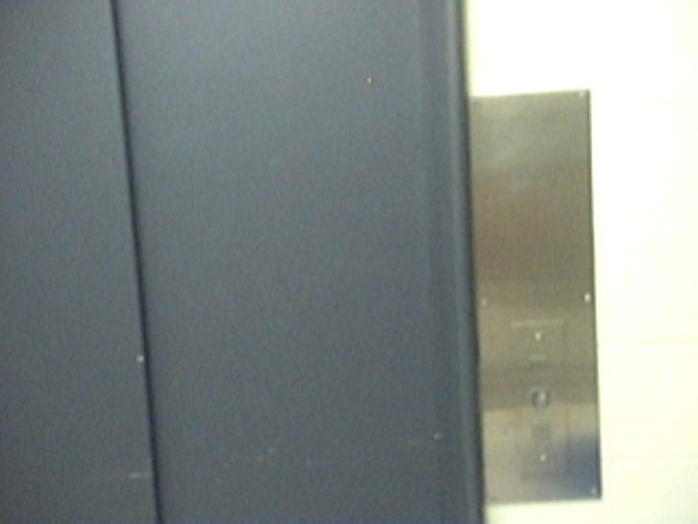 Elevator door...